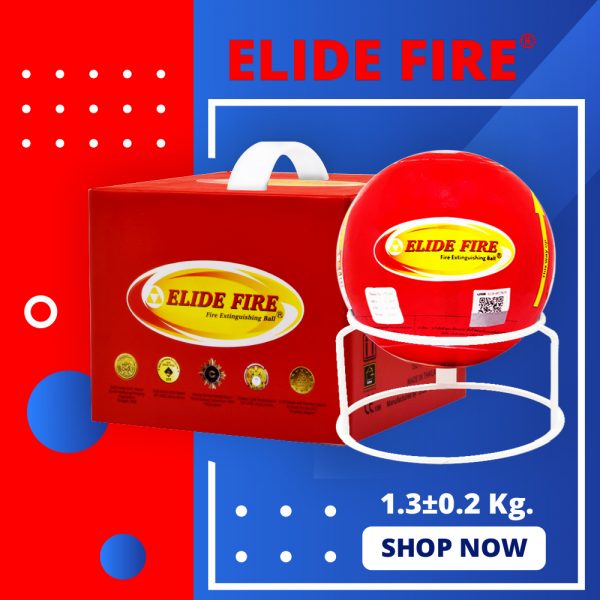 echtgenoot Zee Oranje ELIDE FIRE® Automatic Fire Extinguishing Ball 1.3±0.2 Kg. - SHOPPING ELIDE  FIRE® Extinguishing Ball